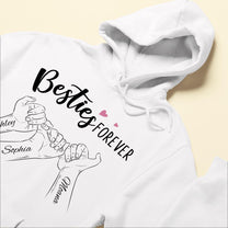 Besties Forever Pinky Promise - Personalized Shirt - Anniversary, Birthday Gift For Besties, Friends, BFF, Girl Crew
