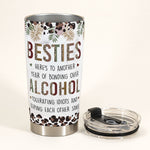 Besties Forever We Wish A Mufuka Would - Personalized Tumbler Cup - Friendship Christmas Gift For Besties, Sisters, Sistas