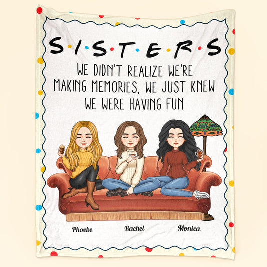 Besties I'll Be There For You - Personalized Blanket