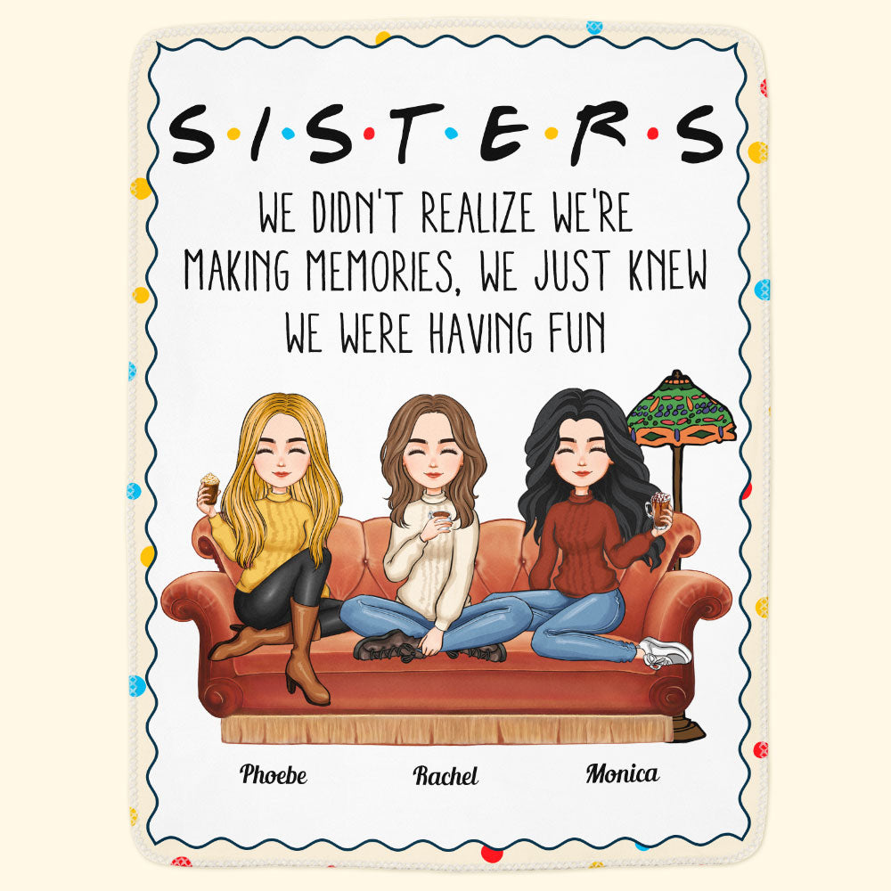 Besties I'll Be There For You - Personalized Blanket
