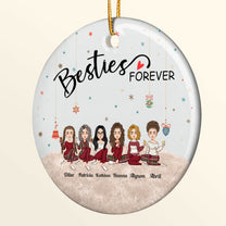 Besties Forever - Personalized Friends Ornament