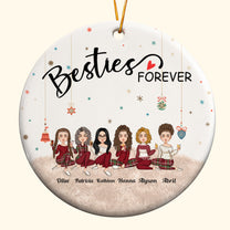 Besties Forever - Personalized Friends Ornament