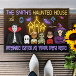 Beware! Еnter At Your Own Risk! - Personalized Doormat