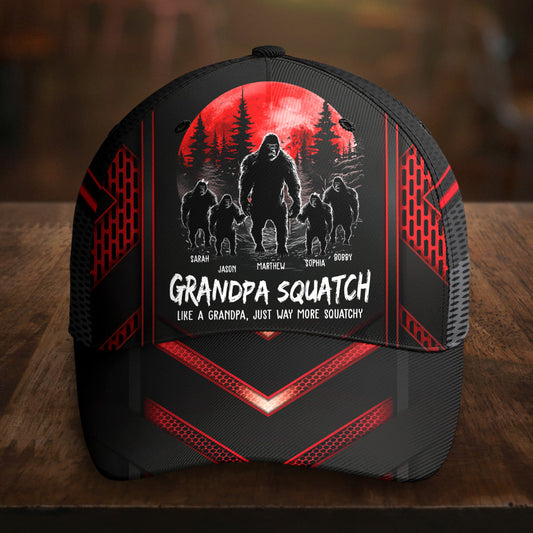 Bigfoot - Grandpa Squatch - Personalized Classic Cap