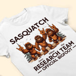 Bigfoot Research Team Retro Vintage Sasquatch - Personalized Shirt