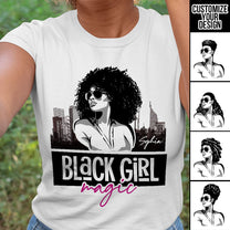 Black Girl Magic Pink - Personalized Shirt