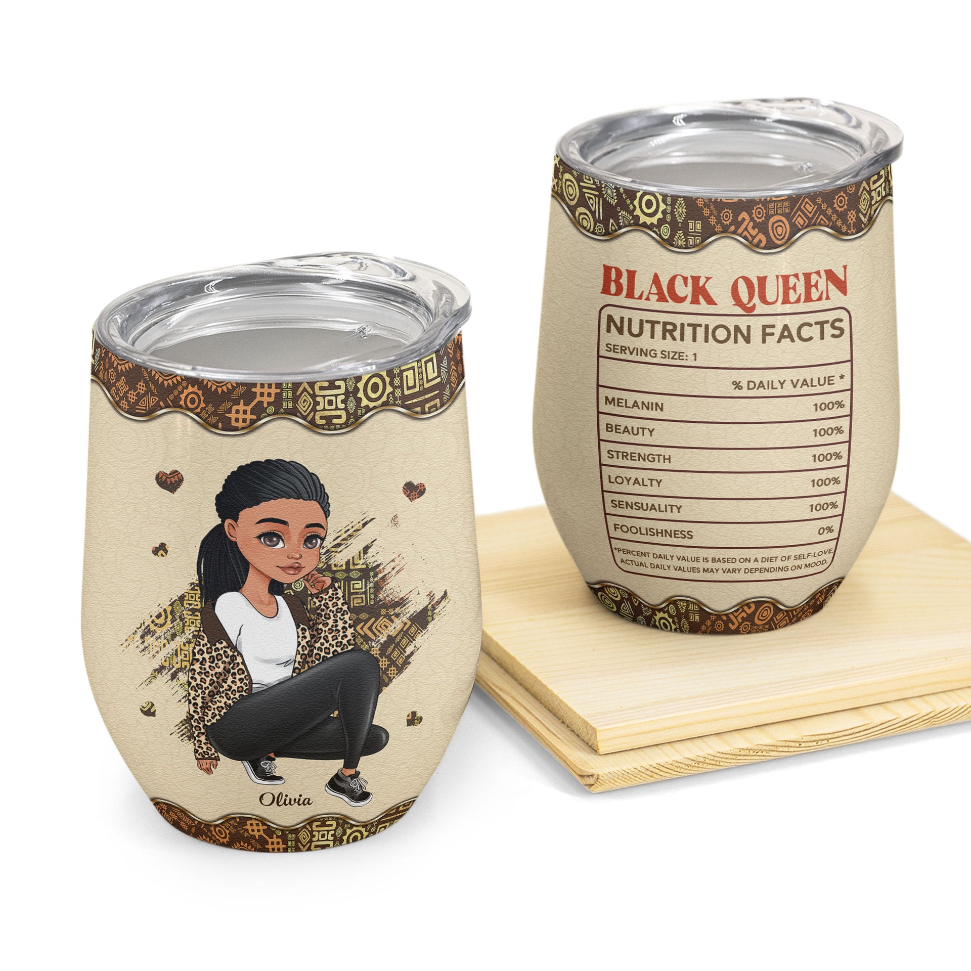Black Queen - Personalized Tumbler Cup – Macorner
