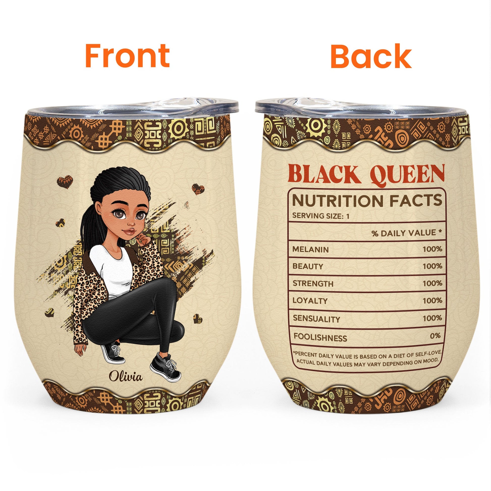 Black Queen - Personalized Tumbler Cup – Macorner