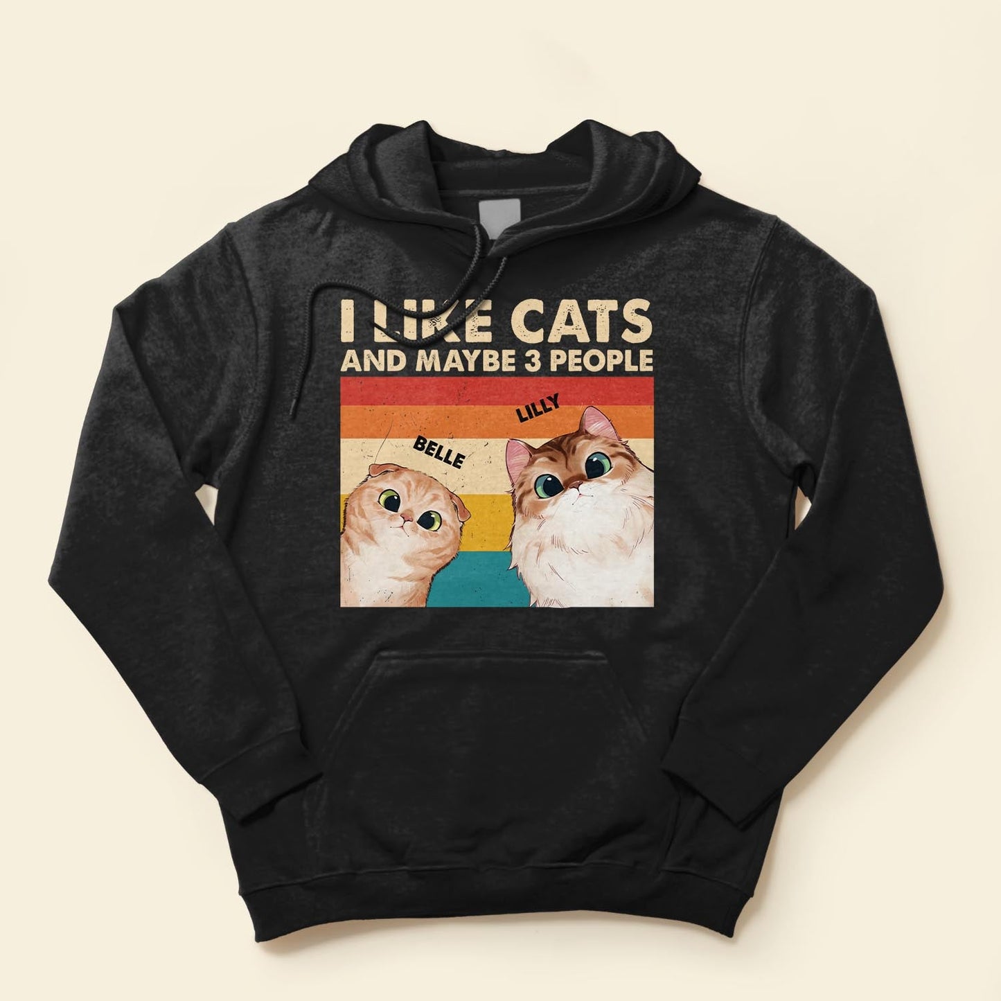 I Like Cats And Dogs And Maybe 3 People - Personalized Shirt