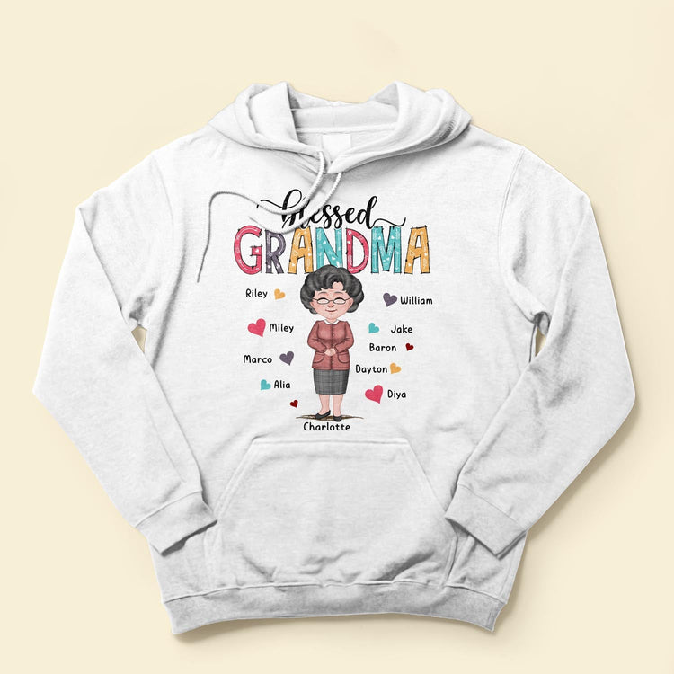 Blessed Grandma  - Personalized Shirt - Birthday, Mother's DayGift For Mom, Mother, Grandma, Nana, Mimi 