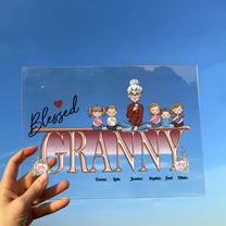 Blessed Grandma - Personalized Acrylic Plaque