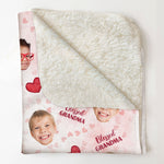 Blessed Grandma - Personalized Blanket - Christmas, New Year Gift For Grandma, Nana, Mimi, Gigi