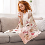 Blessed Grandma - Personalized Blanket - Christmas, New Year Gift For Grandma, Nana, Mimi, Gigi