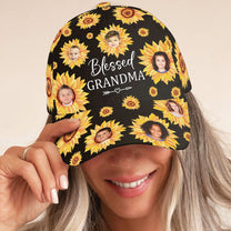 Blessed Grandma - Personalized Photo Classic Cap