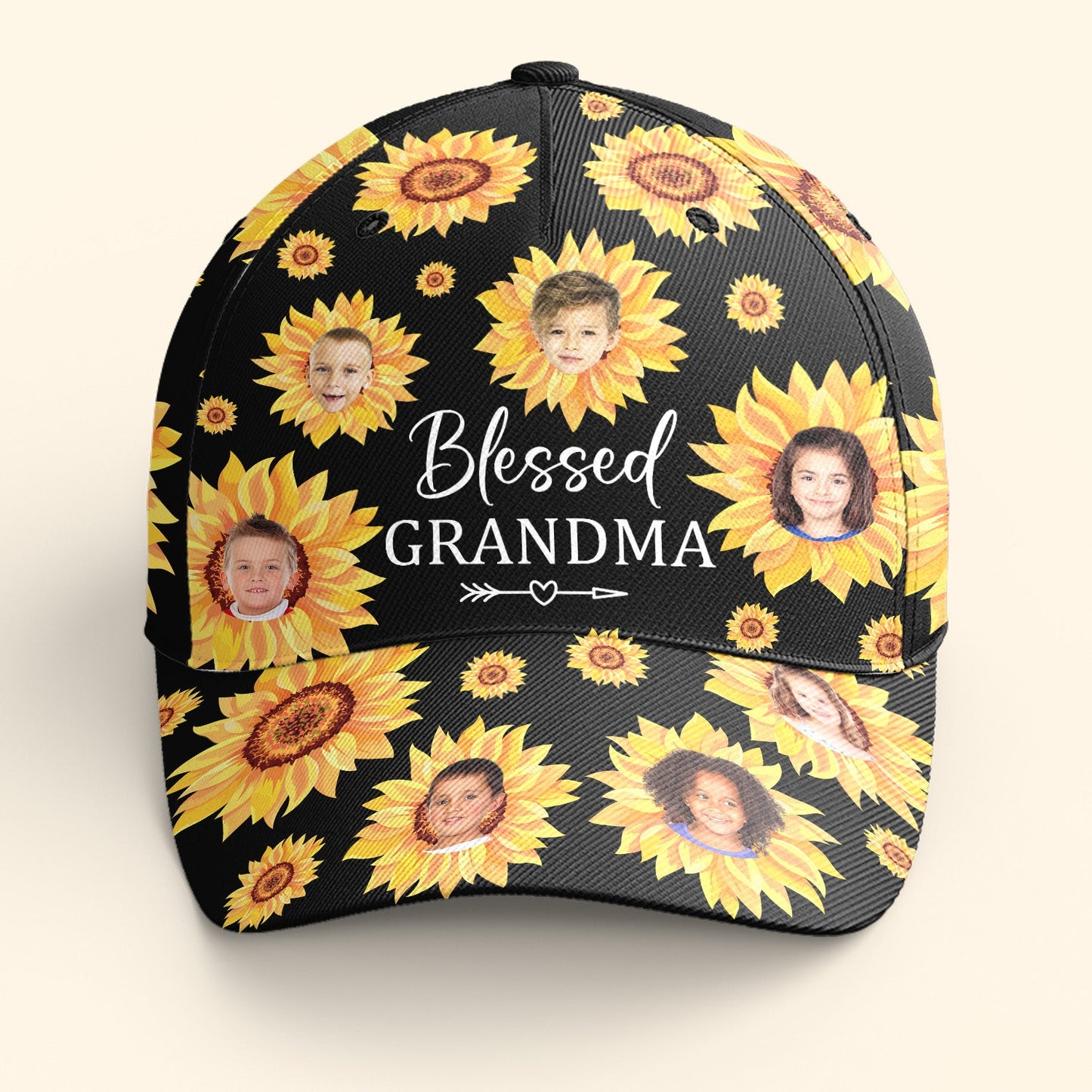 Blessed Grandma - Personalized Photo Classic Cap