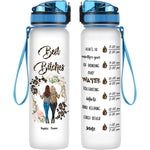 Bonding Over Water - Personalized Water Tracker Bottle - Funny Gift Birthday Gift For Besties, BFF, Soul Sisters, Sistas