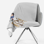 Book Reading Blanket  - Personalized Blanket - Birthday Gift For Book Lovers, Bookworms 