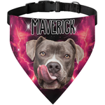 Bootleg Custom Photo Pet - Personalized Photo Dog Bandana Collar