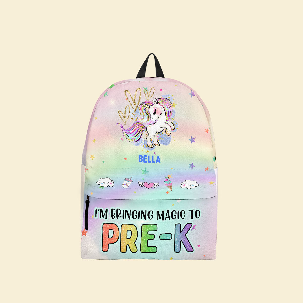 Bringing Magic To School - Personalized Backpack - Back To School Gift For Kids, Son, Daughter, Schoolkids