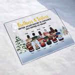 Brothers And Sisters Never Apart - Personalized Acrylic Plaque - Christmas Gift New Year Gift For Family Members, Brothers, Sisters