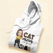 CAT MOM - Personalized Shirt - Cartoon Girl