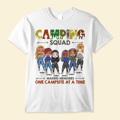 Camping Squad Making Memories - Personalized Shirt - Gift For Camping Lovers