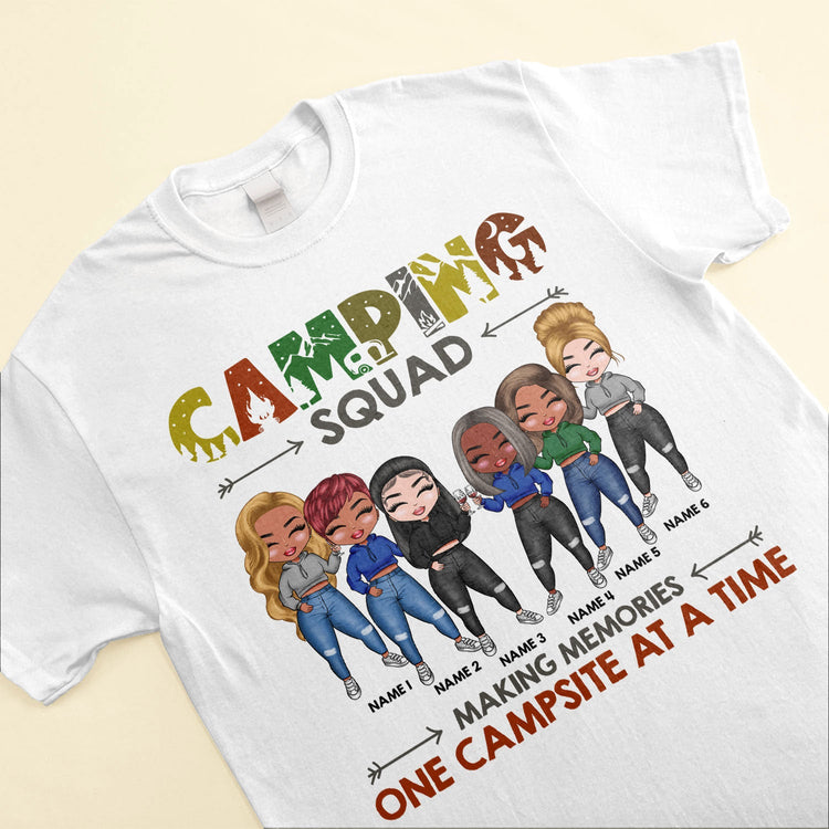 Camping Squad Making Memories - Personalized Shirt - Gift For Camping Lovers