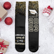 Can I Go Back To Bed Now? - Personalized Crew Socks