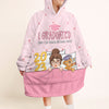 Can I Go Back To Bed Now - Personalized Oversized Blanket Hoodie