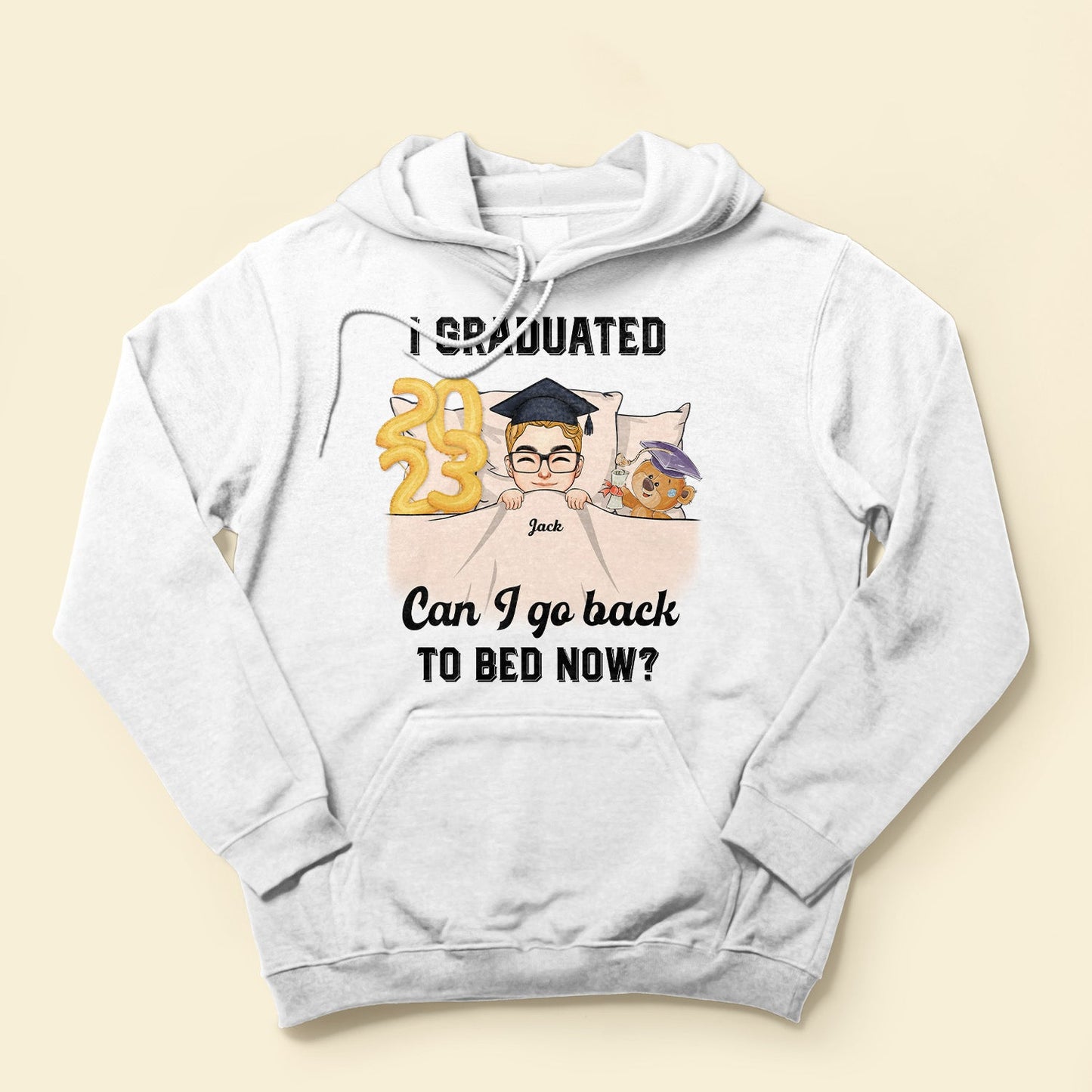 Can I Go Back To Bed Now Man Version - Personalized Shirt