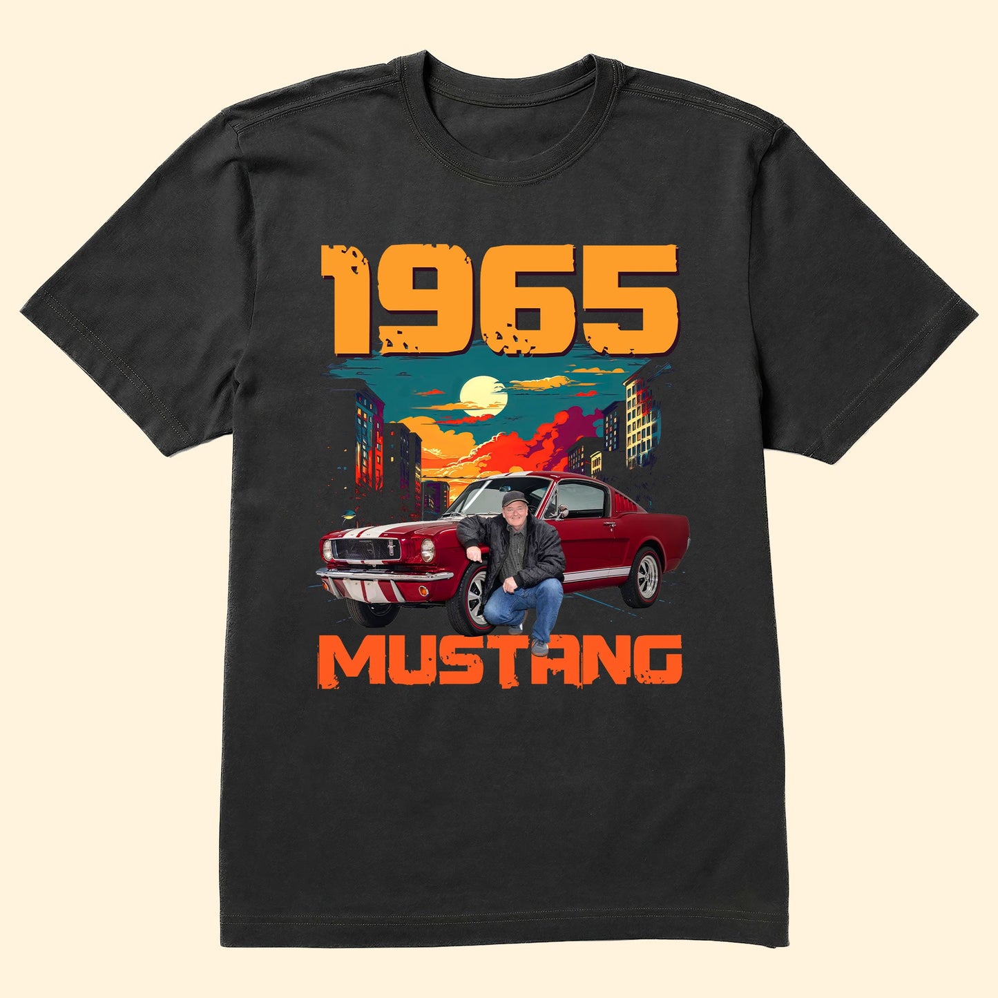 Car Vintage Tee - Personalized Photo Shirt