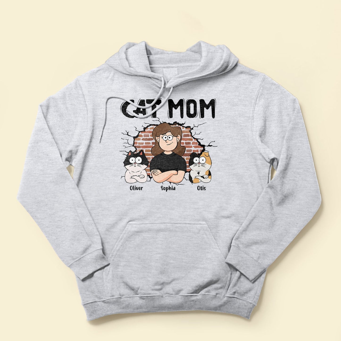 Cat Mom New Version - Personalized Shirt