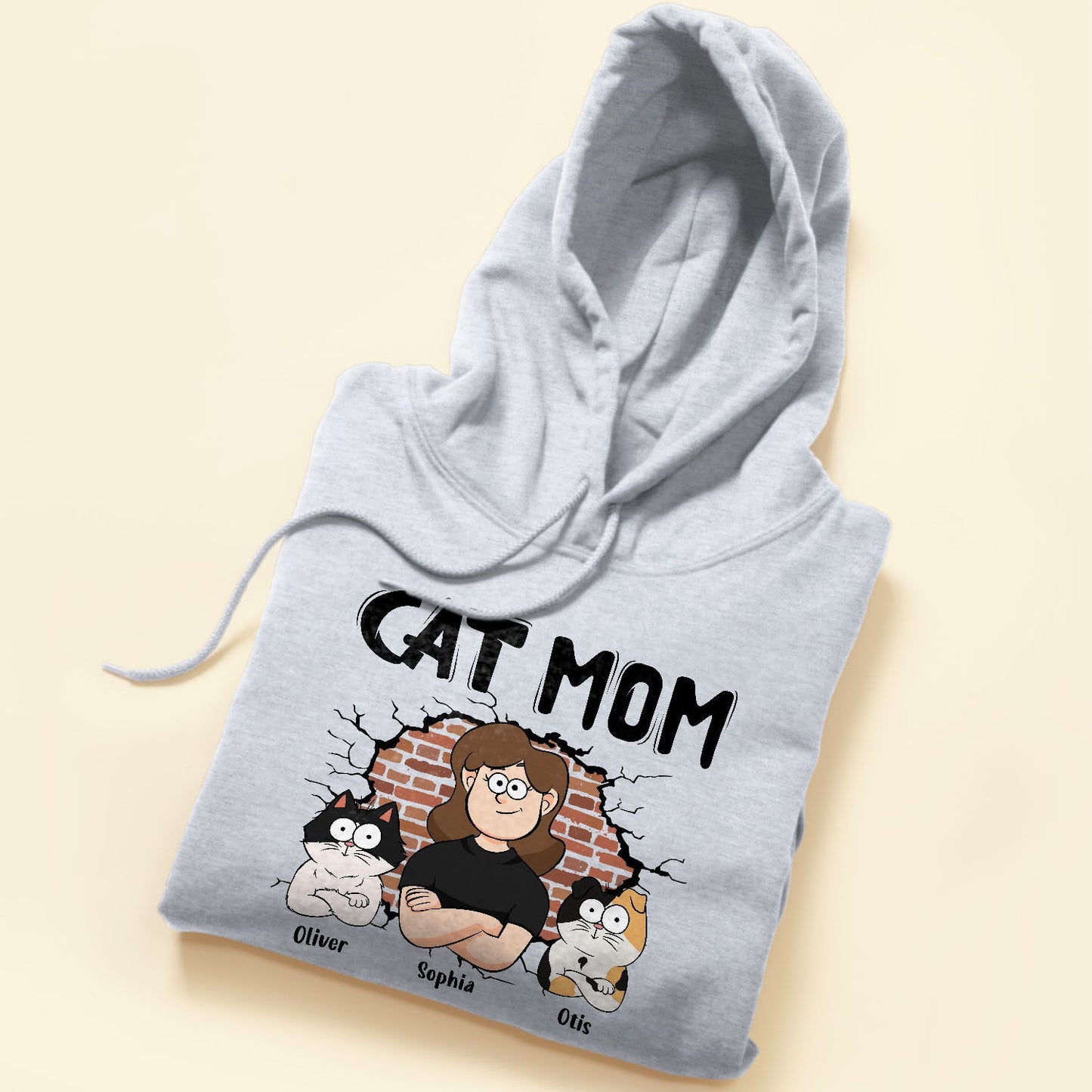 Cat Mom New Version - Personalized Shirt