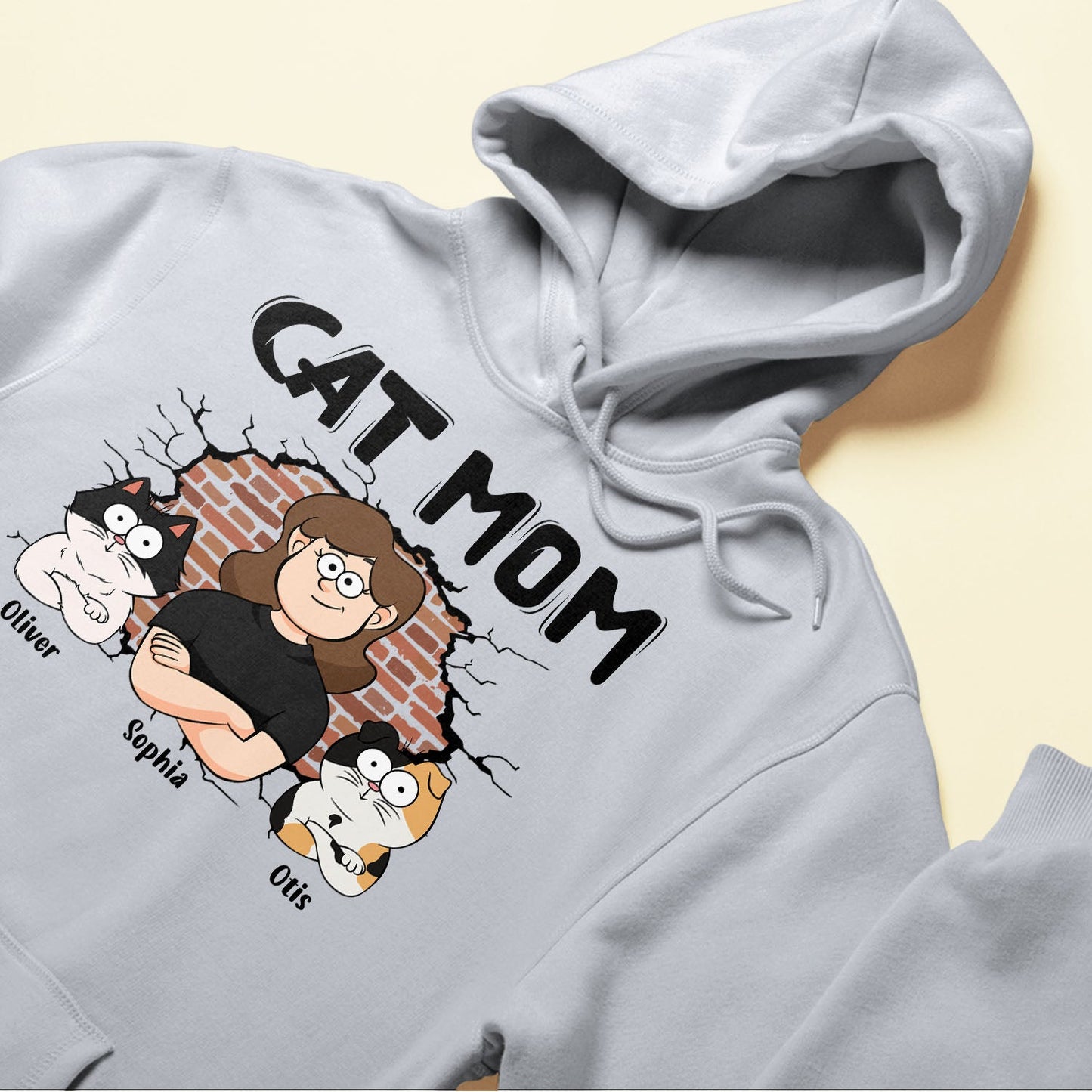 Cat Mom New Version - Personalized Shirt