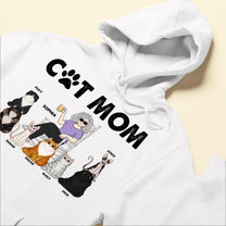 Cat Mom - Personalized Shirt - Birthday, Funny, Mother's Day Gift For Her, Woman, Girl, Cat Mom, Cat Mama, Fur Mama