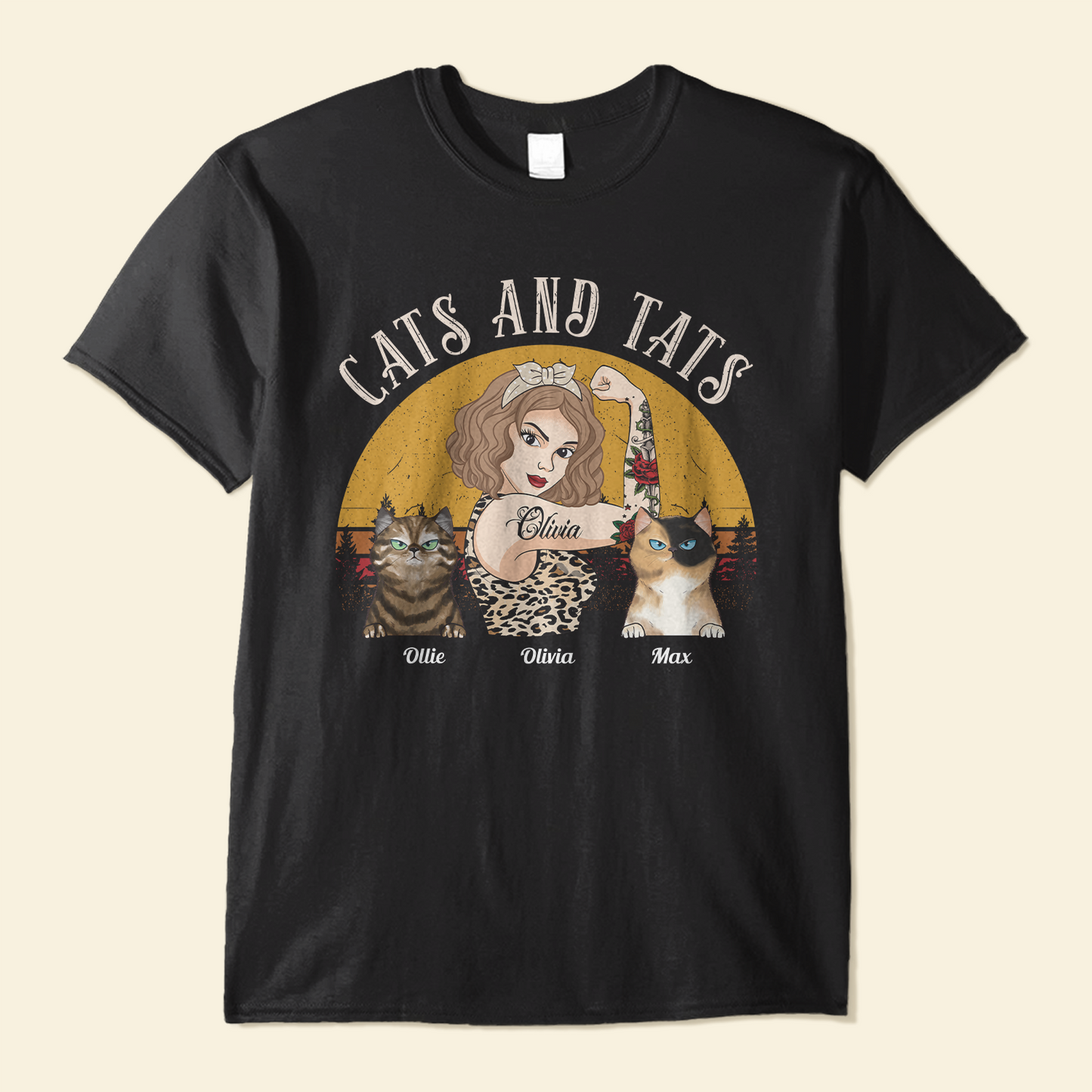 Cats And Tats - Personalized Shirt