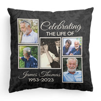 Celebrate A Life - Personalized Photo Pillow