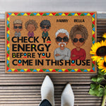 Check Ya Energy - Personalized Doormat