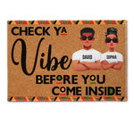 Check Ya Vibe - Personalized Doormat