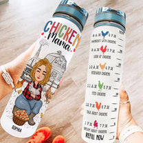 Chicken Mama - Personalized Water Tracker Bottle