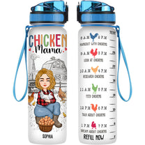 Chicken Mama - Personalized Water Tracker Bottle