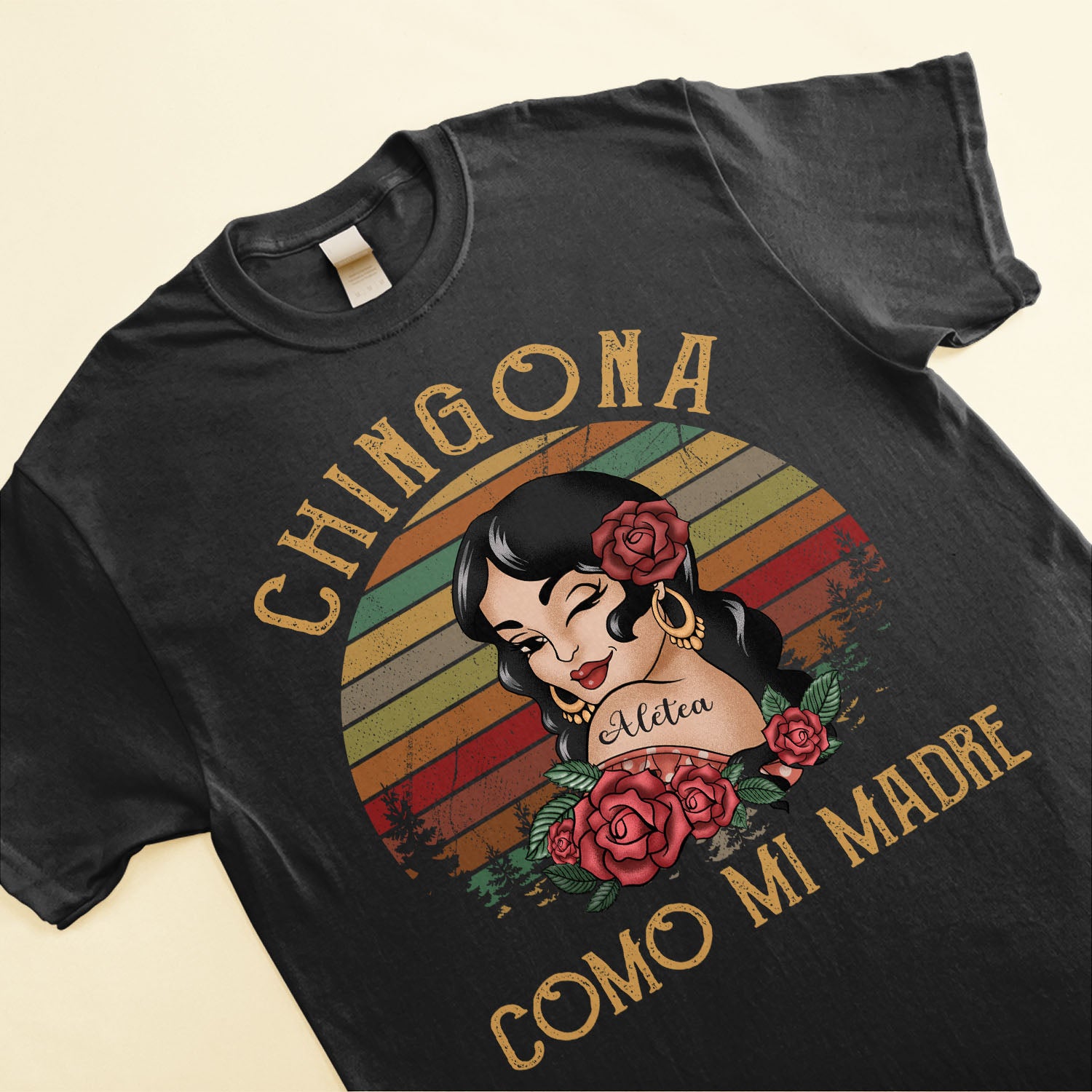 Chingona Como Mi Madre  - Personalized Shirt - Hispanic Month Gift For Hispanics & Latinos