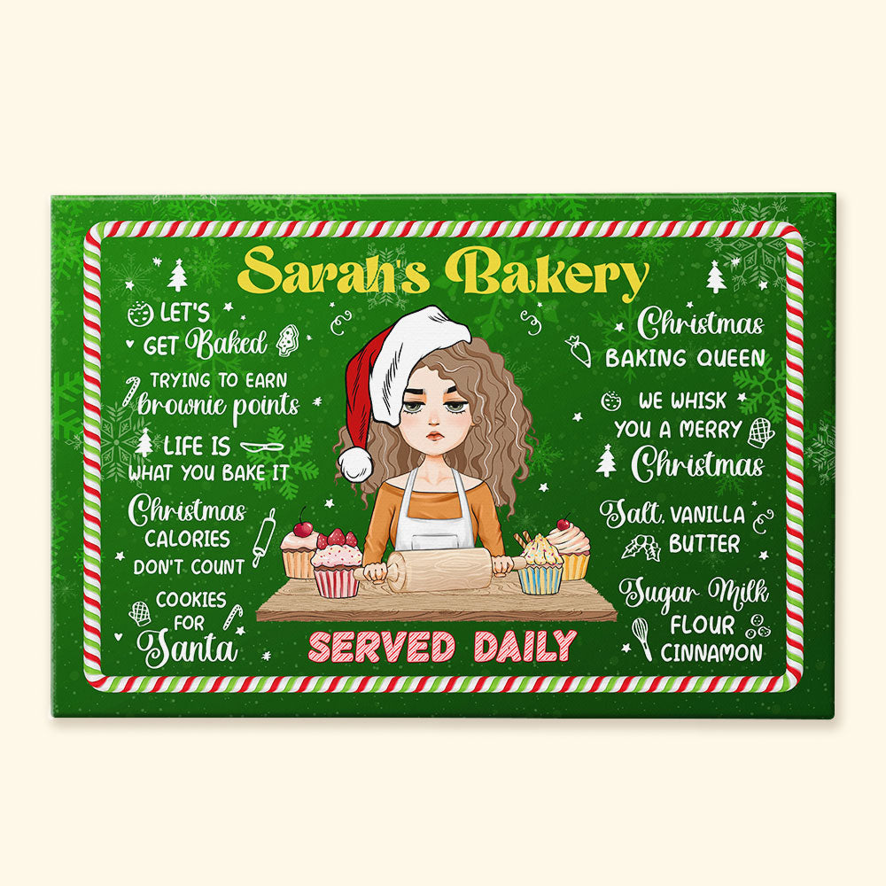 Chirstmas Bakery - Personalized Poster/Canvas - Chirstmas, Bakery Decoration Gift For Bakers, Baking Lovers