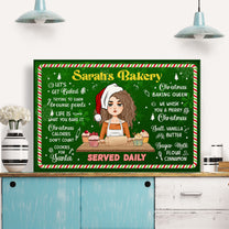 Chirstmas Bakery - Personalized Poster/Canvas - Chirstmas, Bakery Decoration Gift For Bakers, Baking Lovers