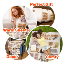 Christian Bible Verse Affirmations For Girls, Boys - Personalized Photo Blanket