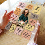 Christian Bible Verse Affirmations - Personalized Acrylic Photo Plaque - Gift For Daughter