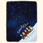 Christmas Eve - Family Forever - Personalized Blanket - Christmas, New Year Gift For Family, Sisters, Brothers, Sibling