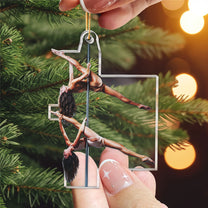 Christmas Gifts For Pole Dancers  - Personalized Acrylic Photo Ornament