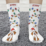Christmas Lights - Personalized Crew Socks