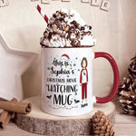 Christmas Movie Watching Mug - Personalized Accent Mug